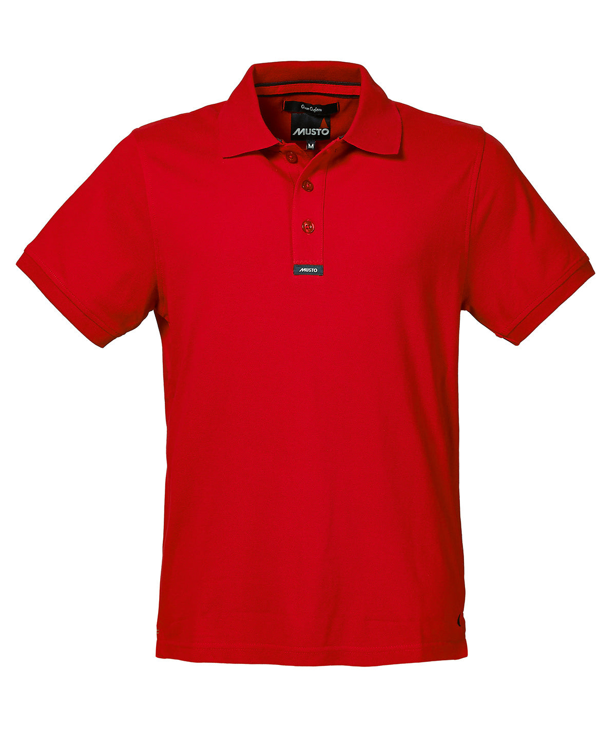 Red - Team piqué polo short sleeve - GarmentEmbroidery