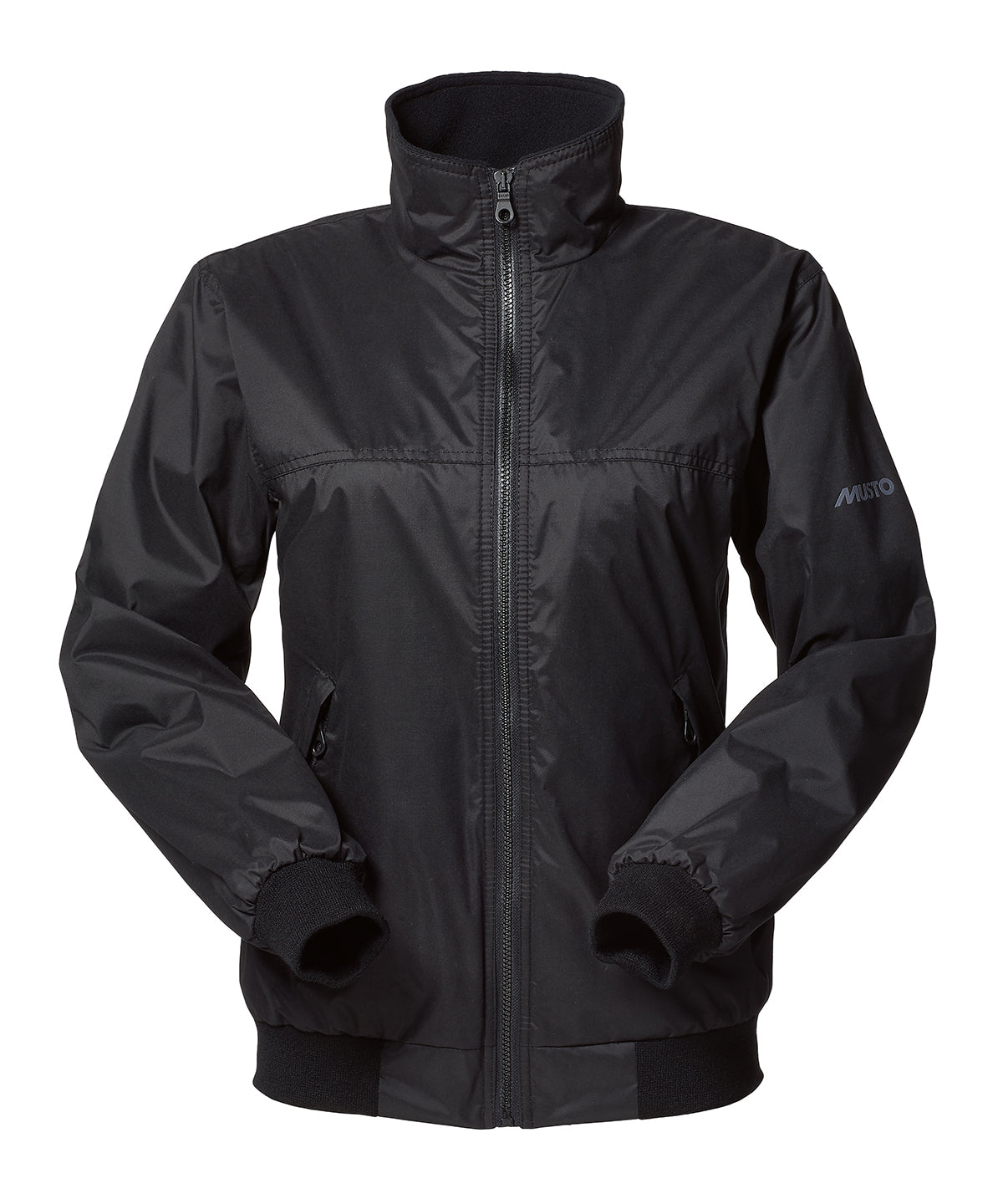 True Navy/Cinder - Women's snug blouson - GarmentEmbroidery
