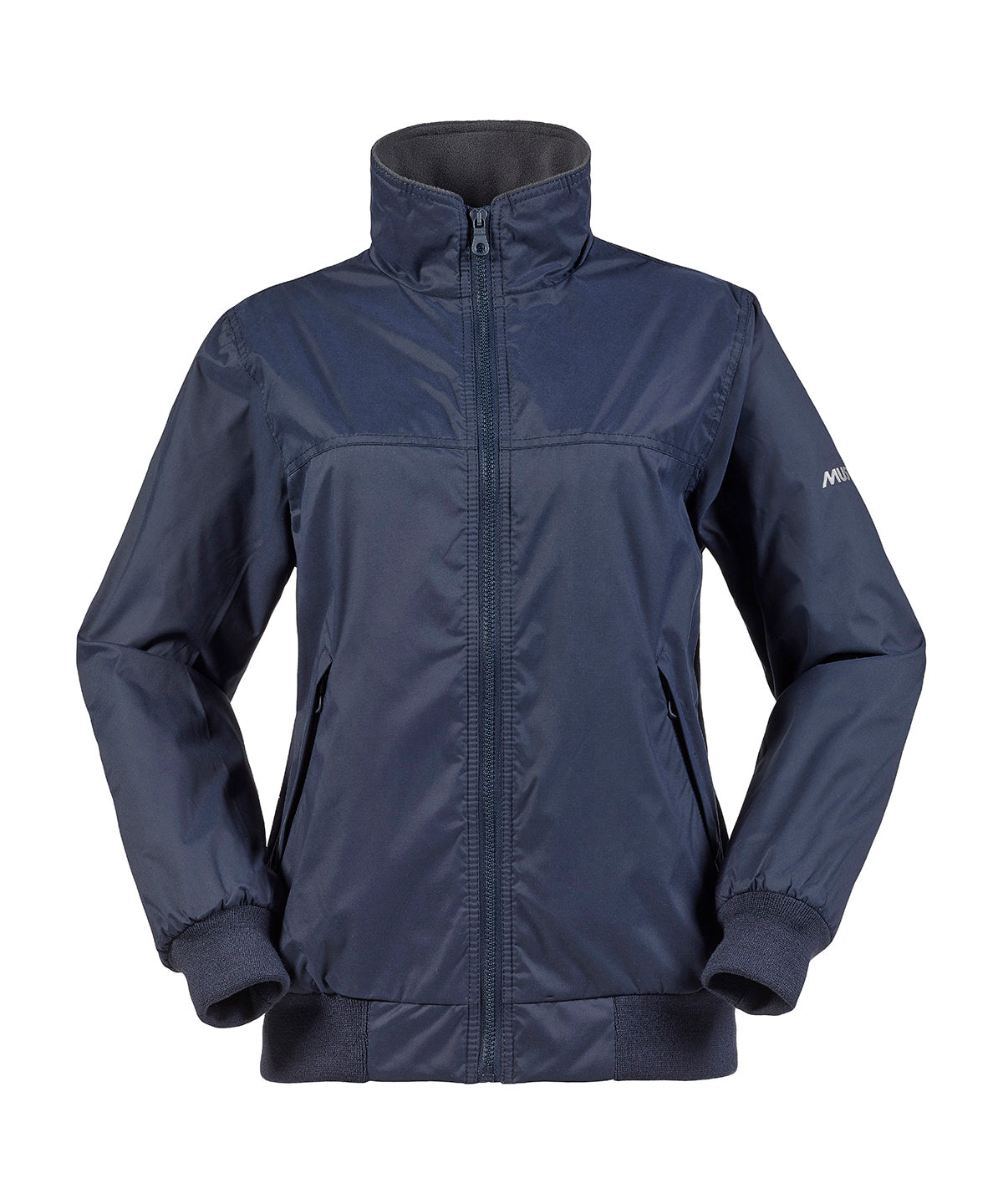 True Navy/Cinder - Women's snug blouson - GarmentEmbroidery