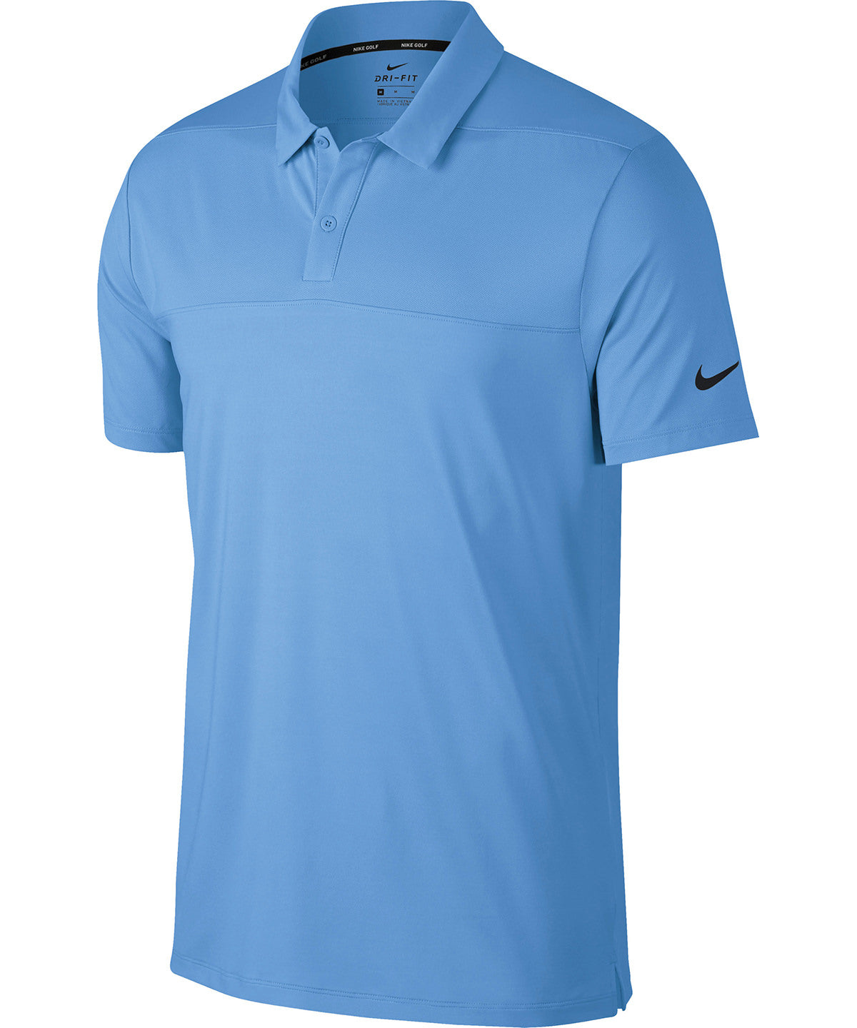 University Blue/Black - Nike Colourblock polo - GarmentEmbroidery