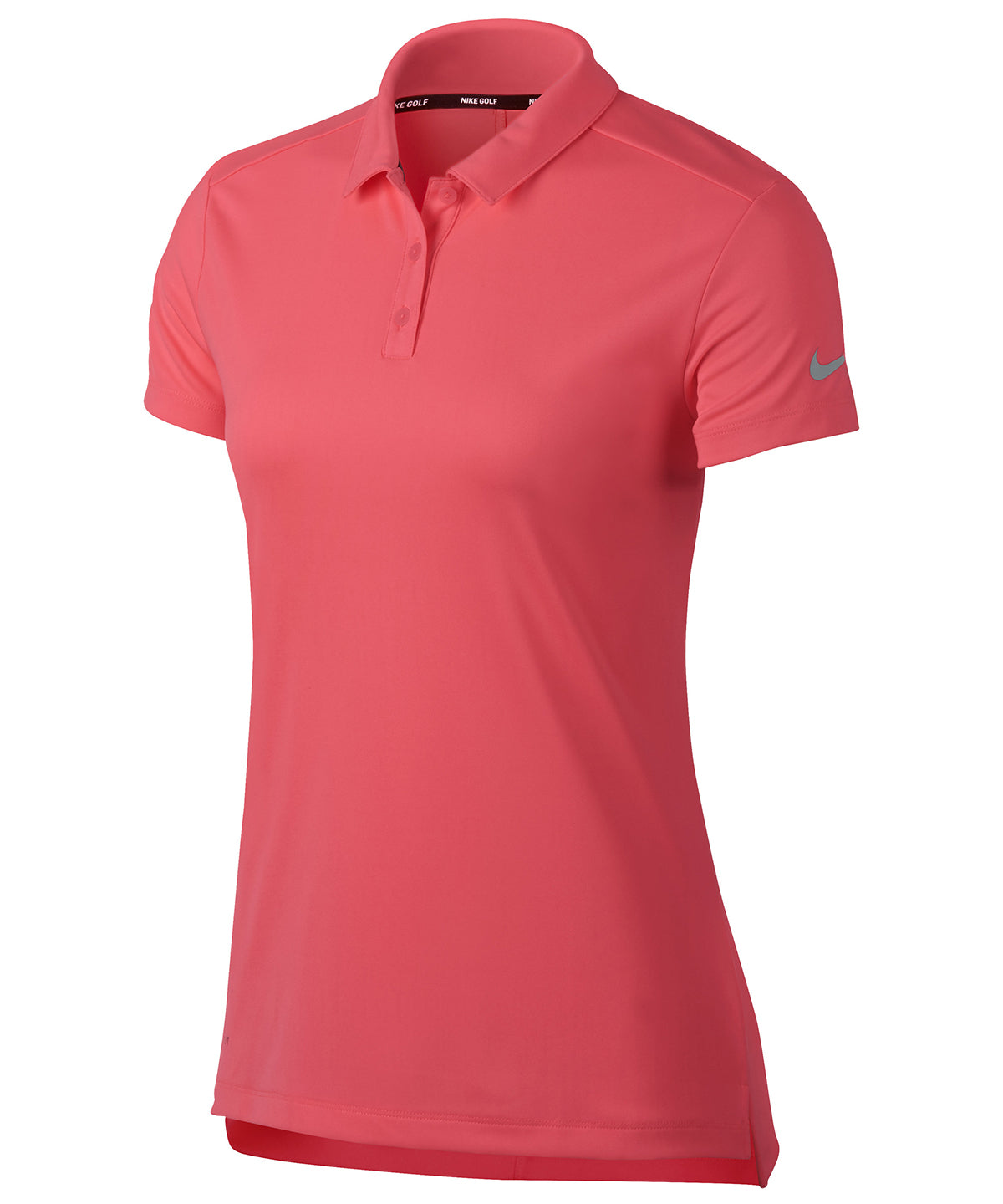 Tropical Pink/White - Women's victory polo - GarmentEmbroidery
