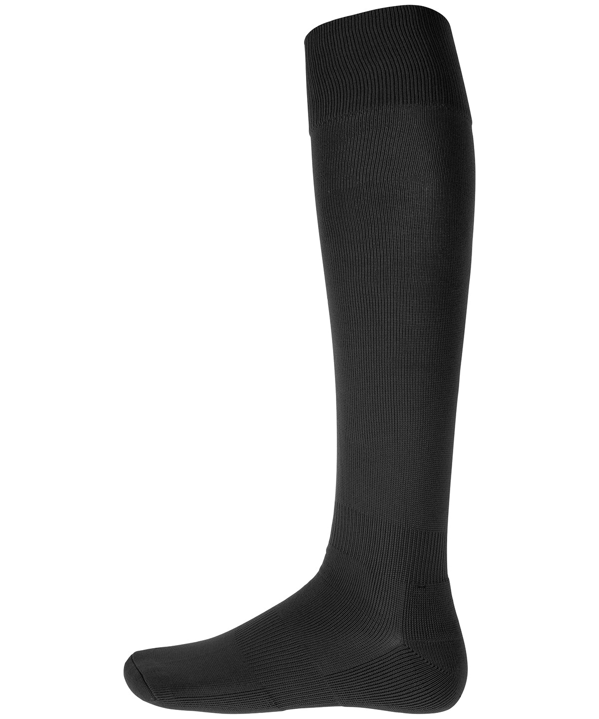 Black - Plain sports socks - GarmentEmbroidery