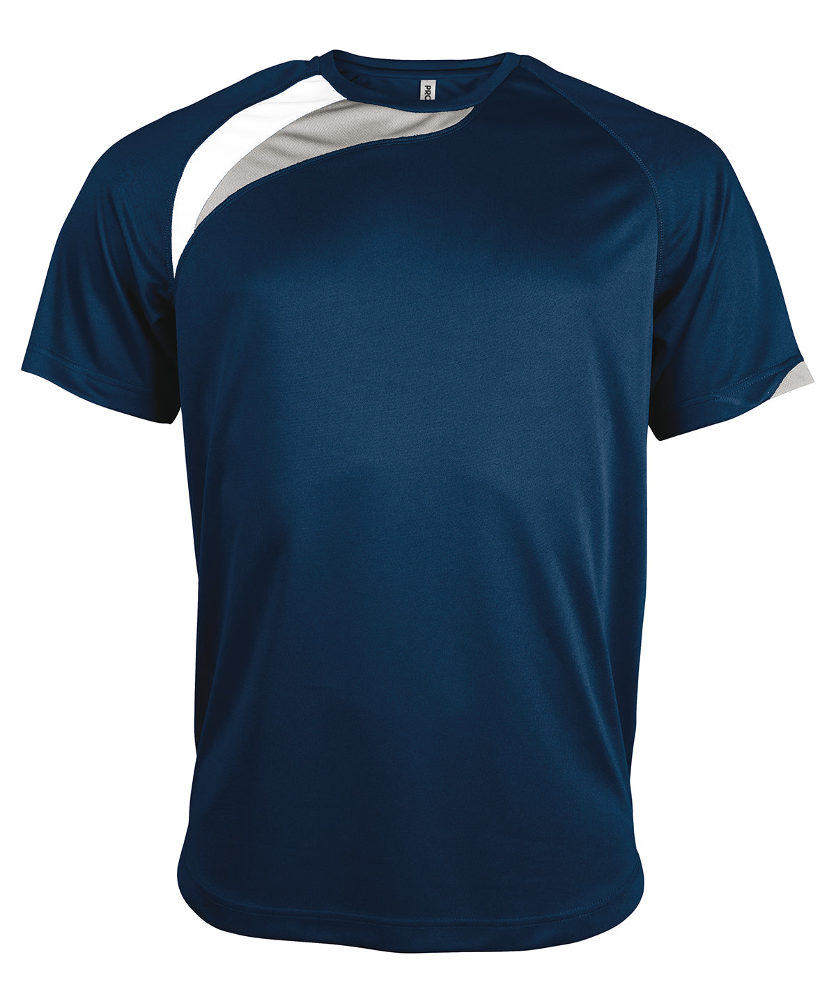 Navy/White/Storm Grey - Adults short-sleeved jersey - GarmentEmbroidery