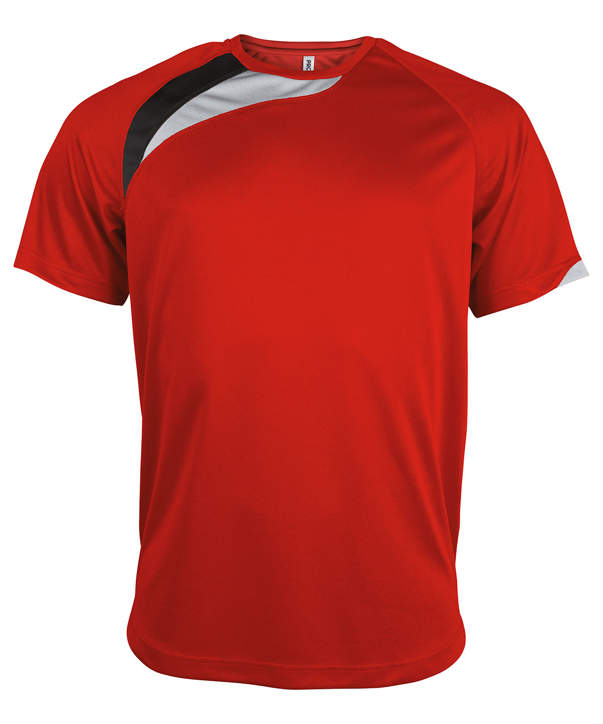 Red/Black/Storm Grey - Adults short-sleeved jersey - GarmentEmbroidery