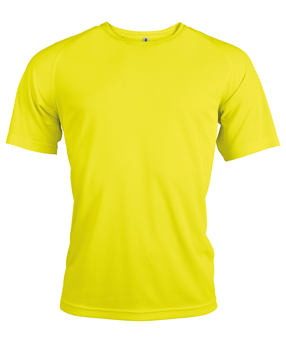 Fluorescent Yellow - Men's short-sleeved sports T-shirt - GarmentEmbroidery