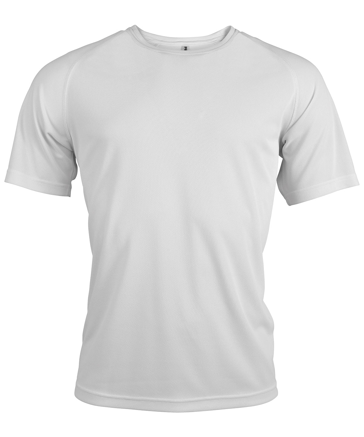 White - Men's short-sleeved sports T-shirt - GarmentEmbroidery