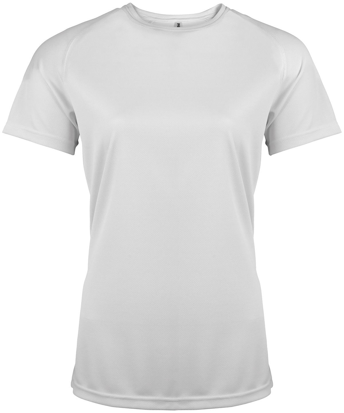 White - Ladies' short-sleeved sports T-shirt - GarmentEmbroidery