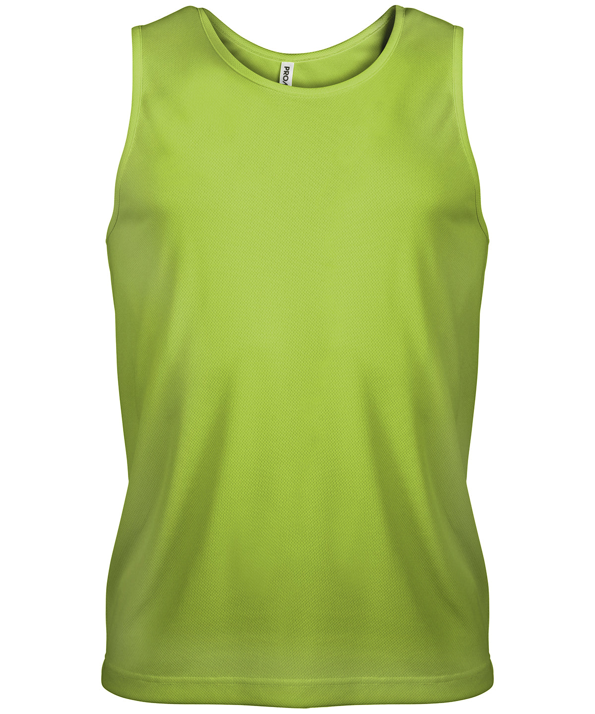 Lime - Men's sports vest - GarmentEmbroidery