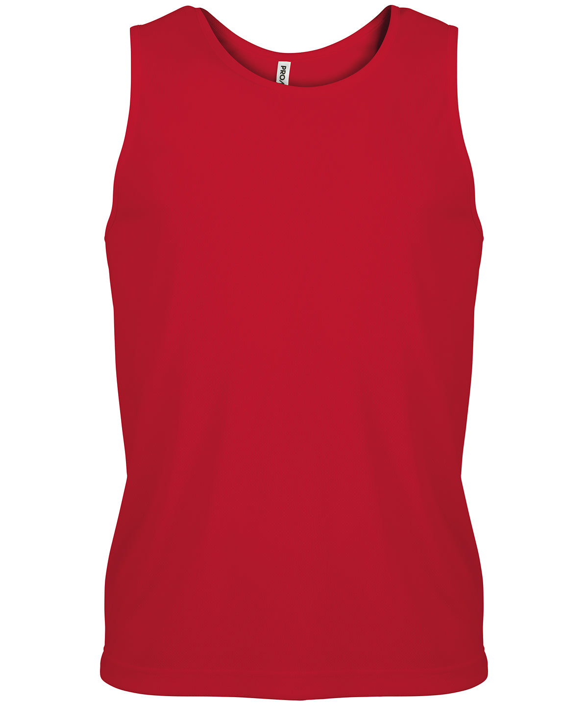 Red - Men's sports vest - GarmentEmbroidery