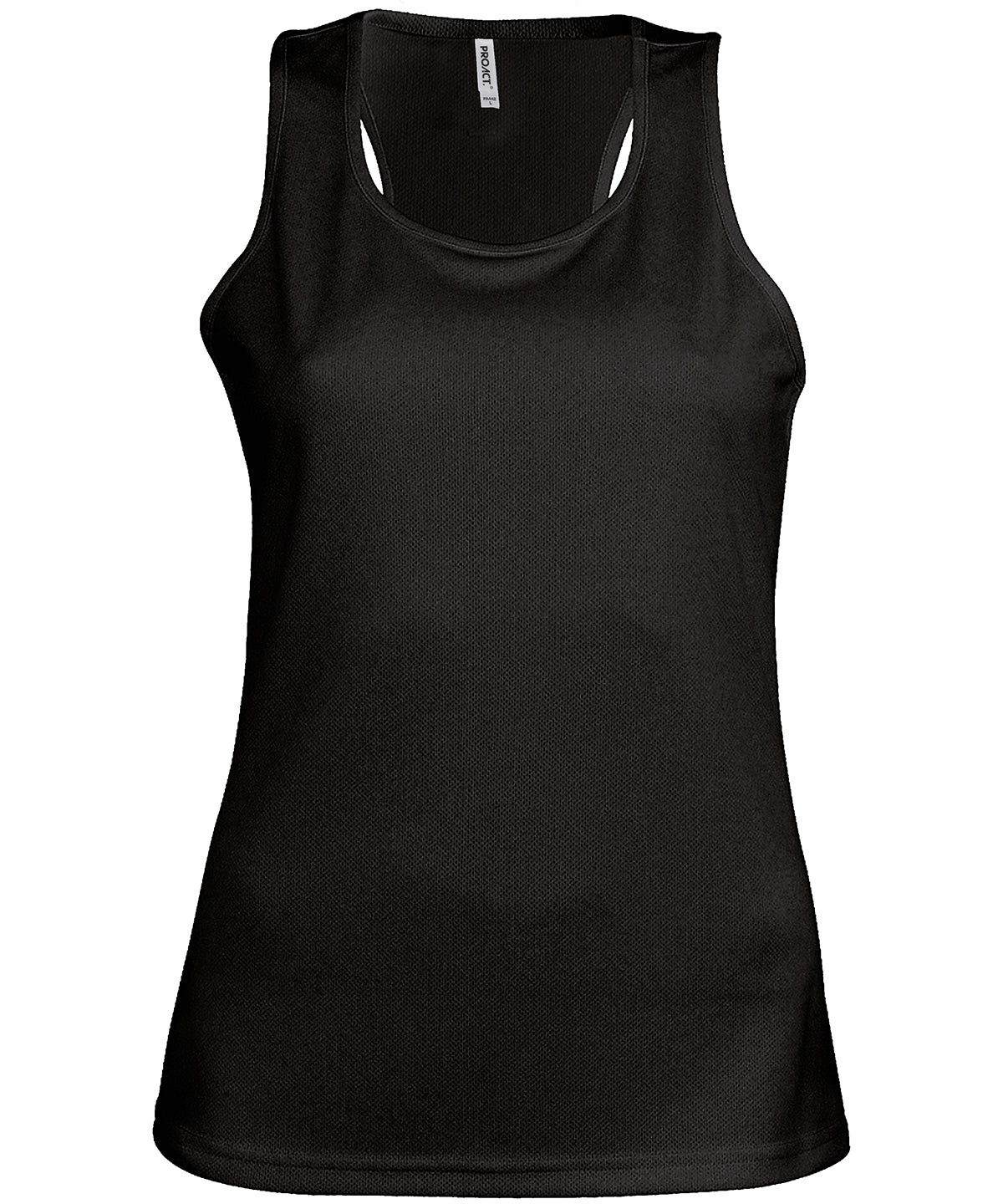 Black - Ladies' sports vest - GarmentEmbroidery