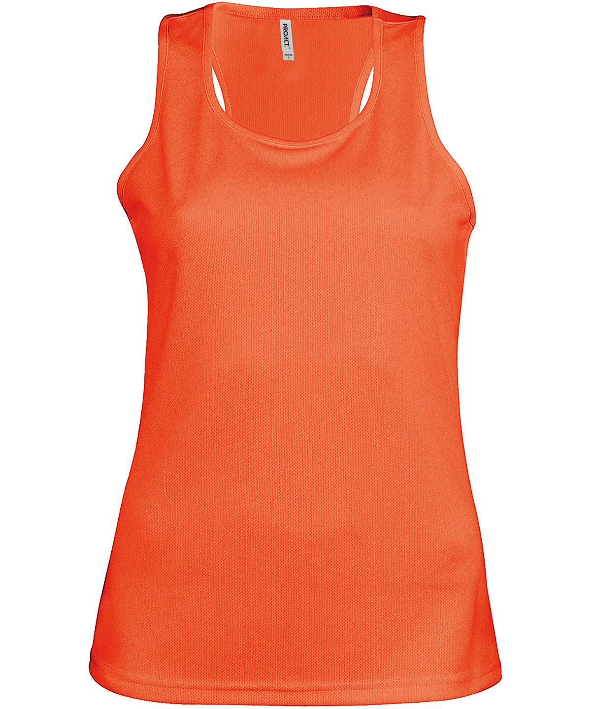 Fluorescent Orange - Ladies' sports vest - GarmentEmbroidery