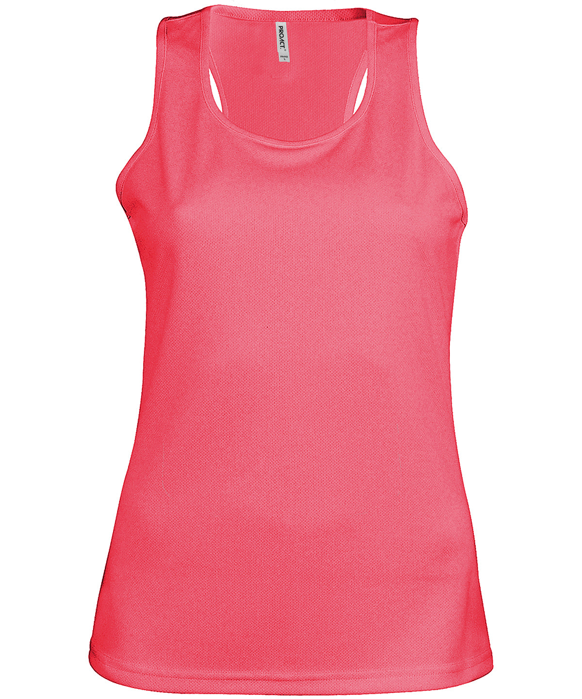Fluorescent Pink - Ladies' sports vest - GarmentEmbroidery