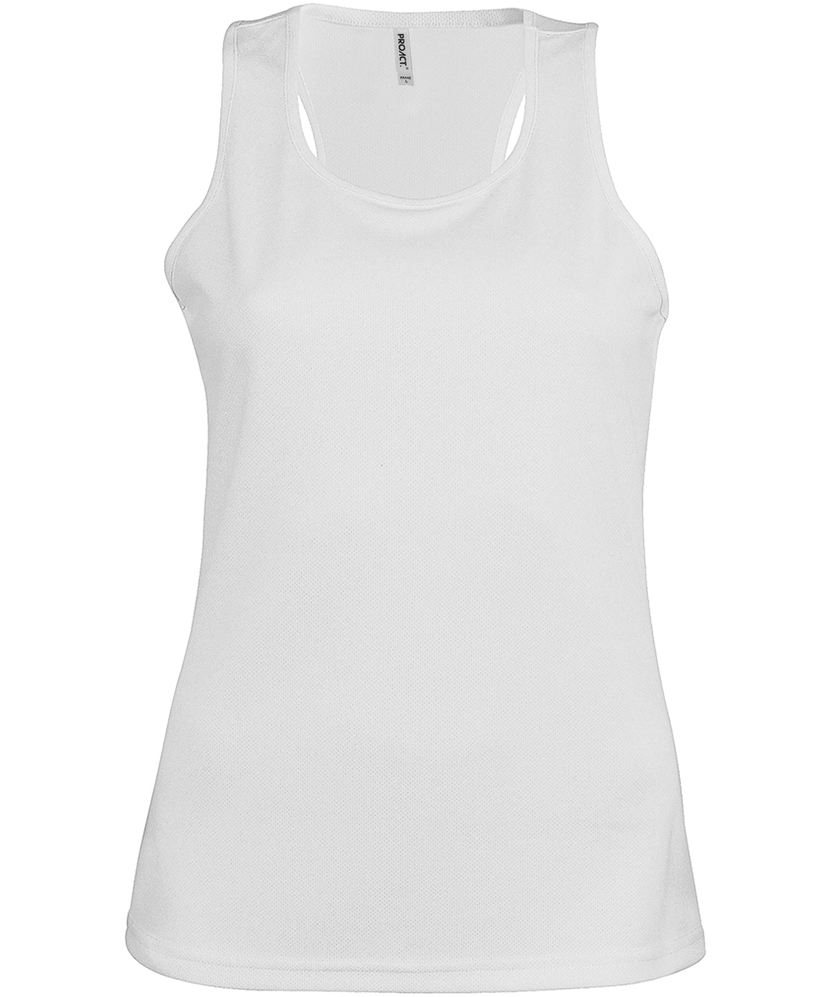 White - Ladies' sports vest - GarmentEmbroidery