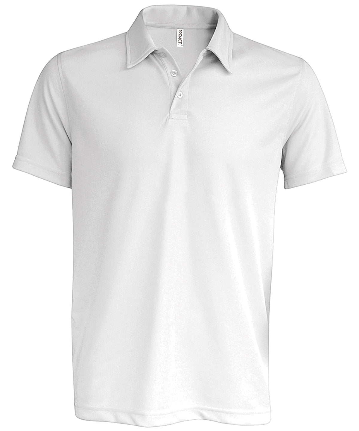 White - Men's short-sleeved polo shirt - GarmentEmbroidery