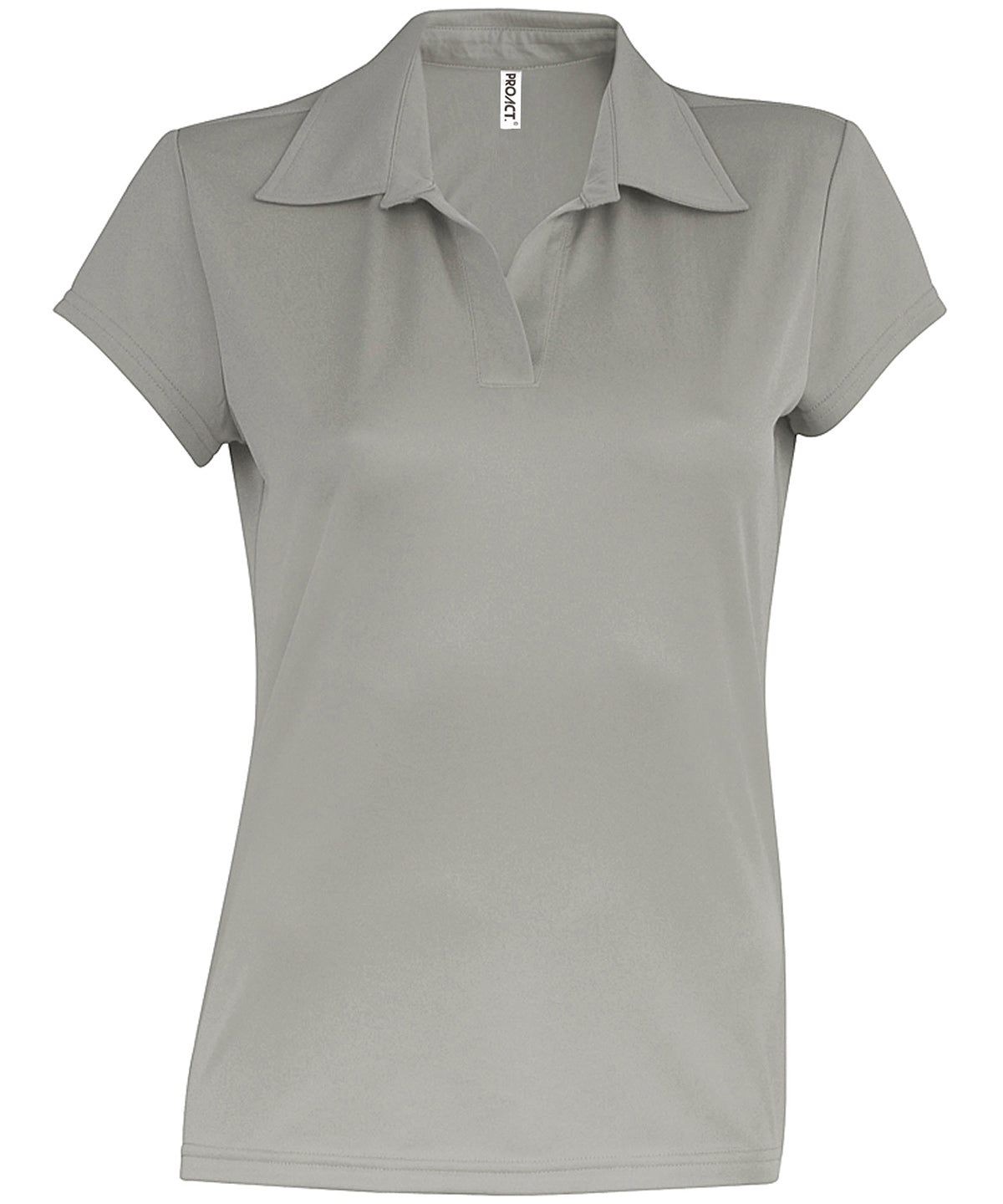Fine Grey - Ladies' short-sleeved polo shirt - GarmentEmbroidery