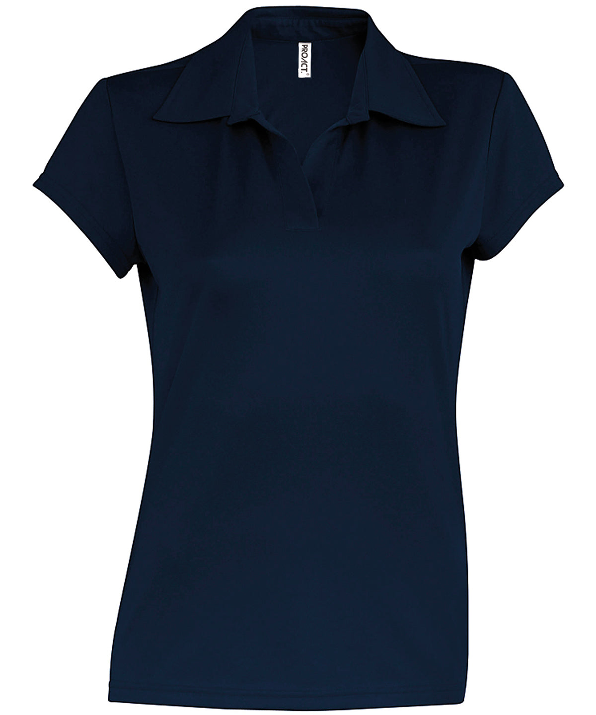 Navy - Ladies' short-sleeved polo shirt - GarmentEmbroidery