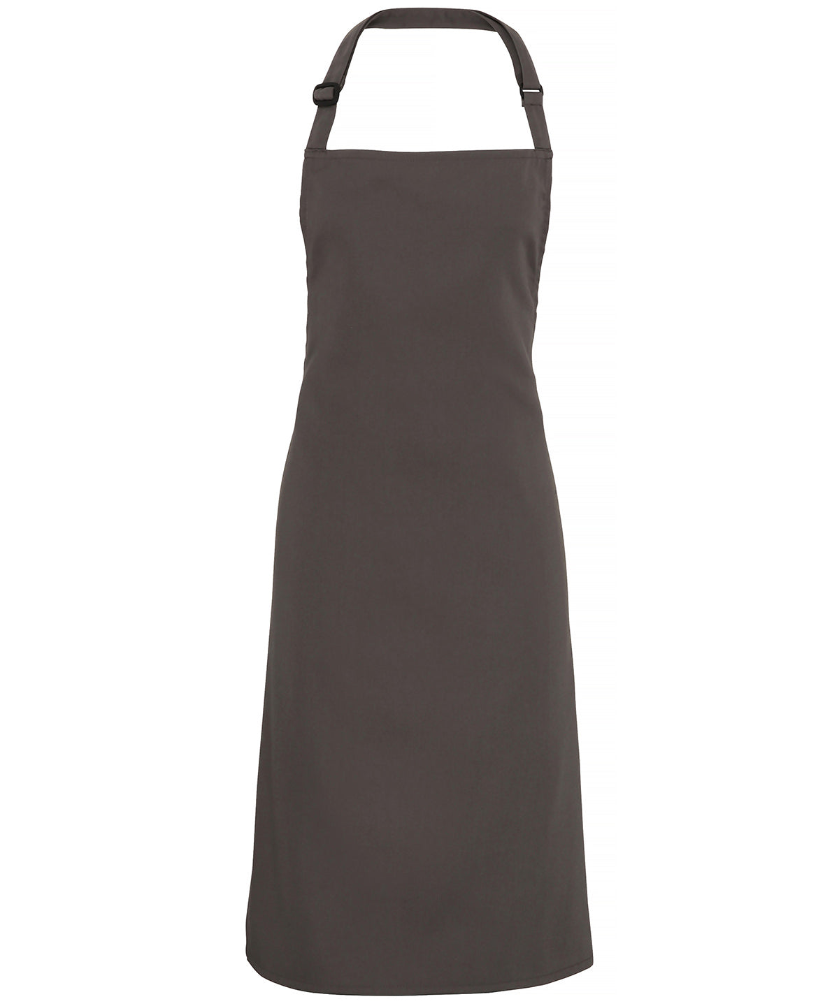 Dark Grey - 100% Polyester bib apron - GarmentEmbroidery