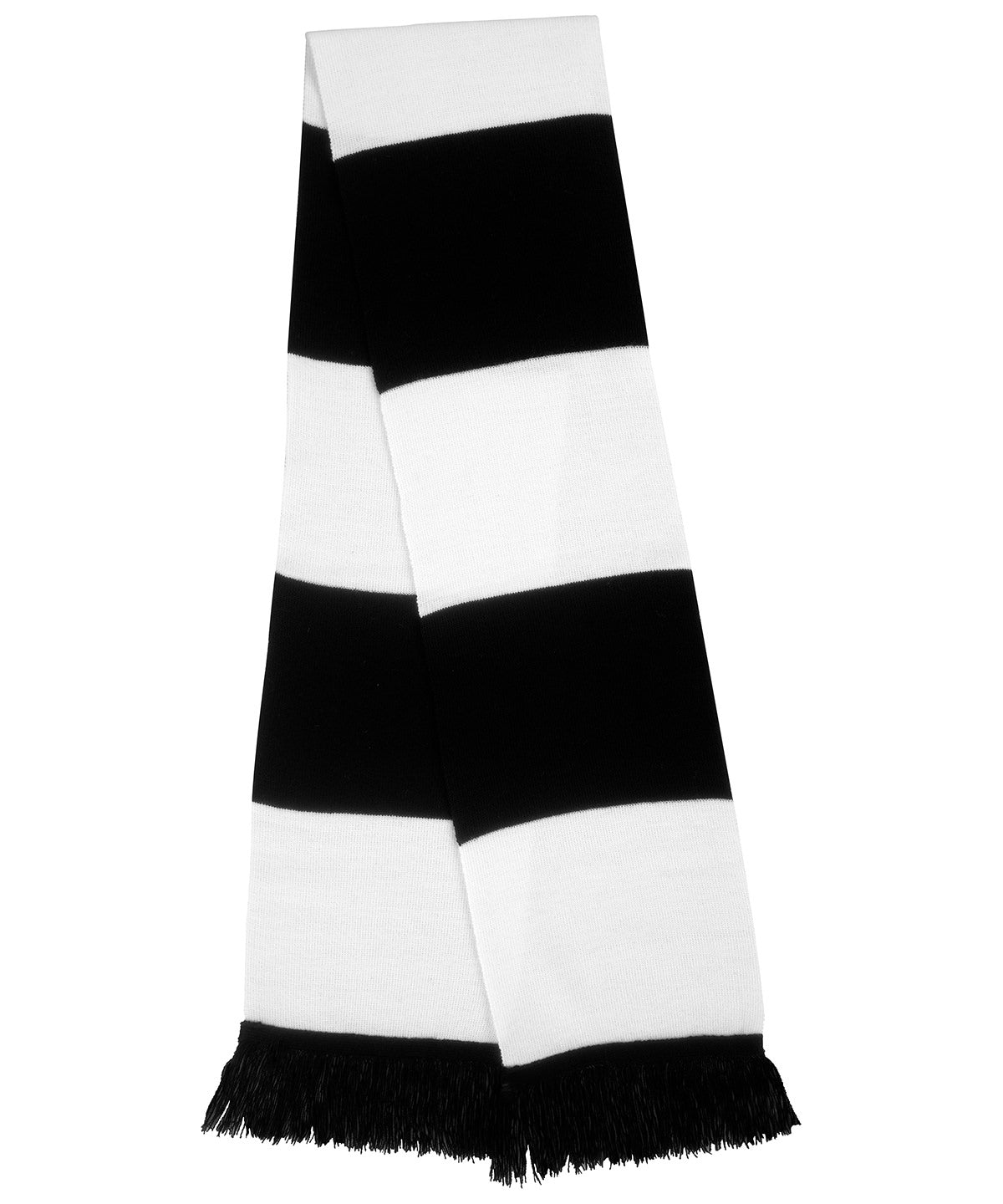 Black/White - Team scarf - GarmentEmbroidery