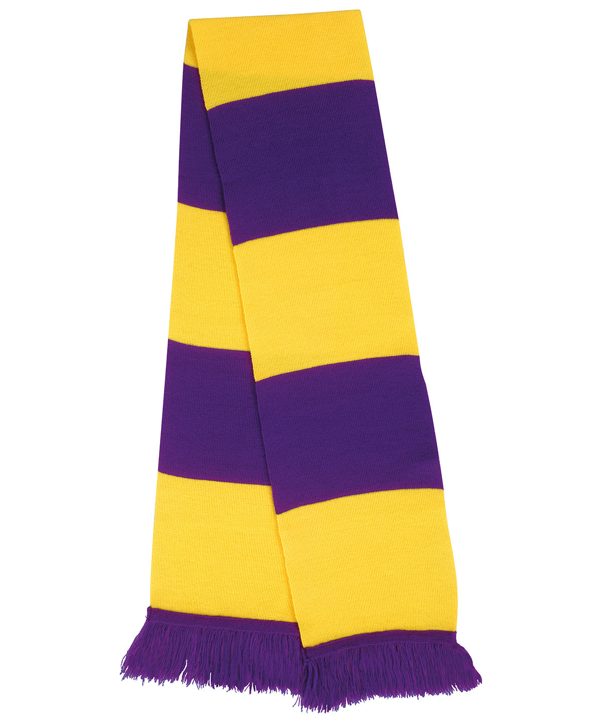 Purple/Yellow - Team scarf - GarmentEmbroidery