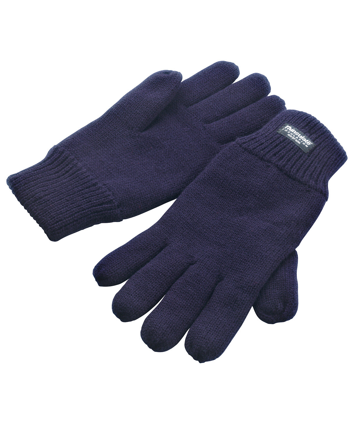 Navy - Classic fully-lined Thinsulate™ gloves - GarmentEmbroidery