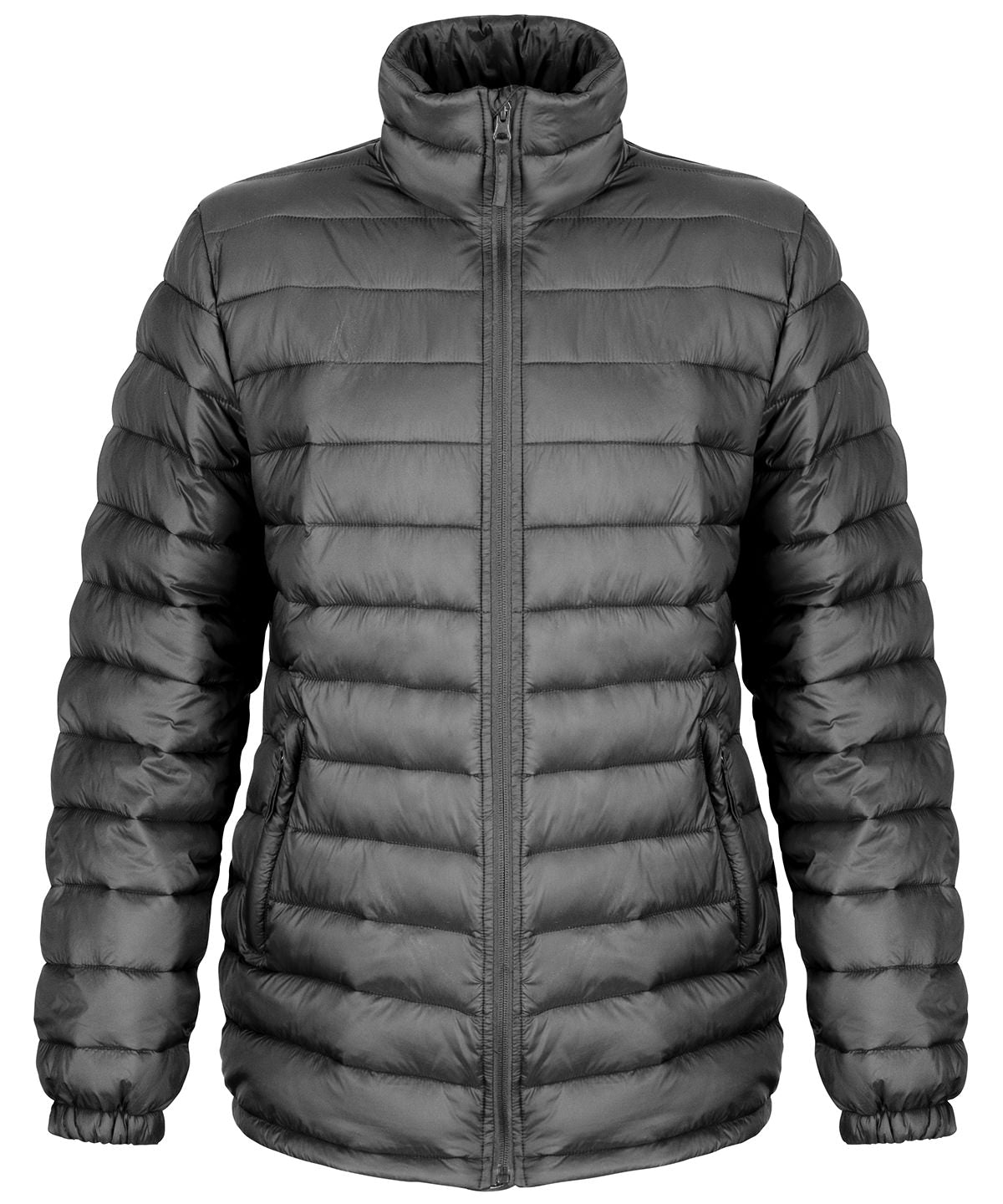 Black - Women's ice bird padded jacket - GarmentEmbroidery