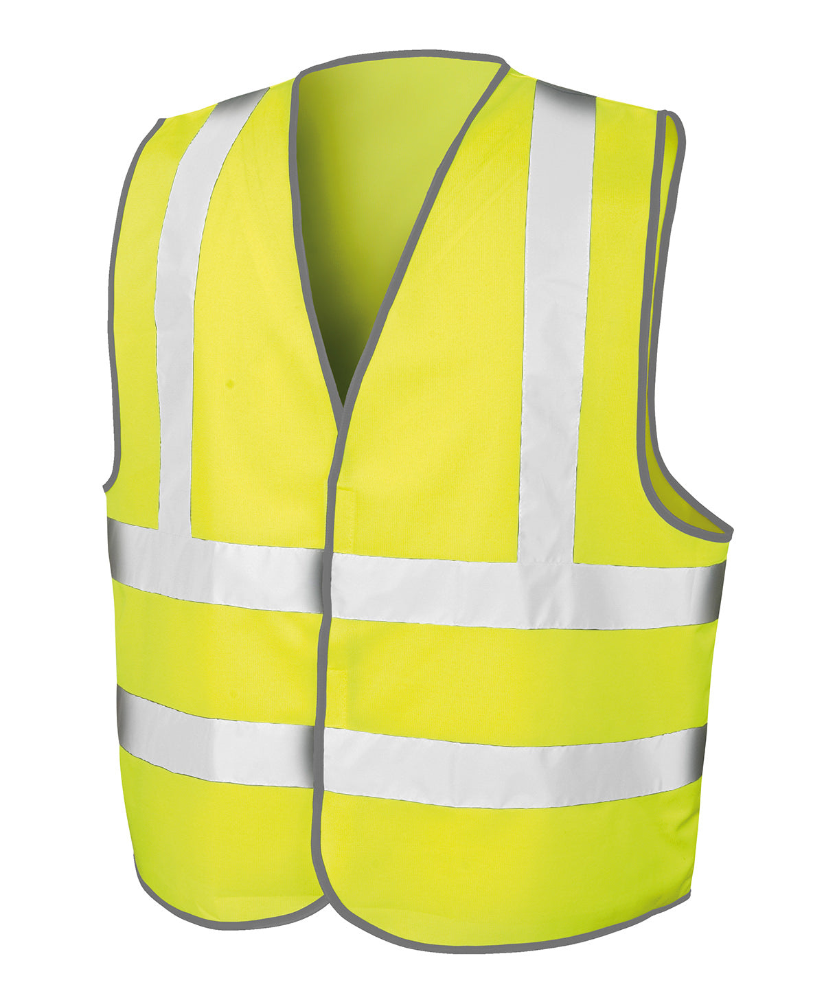 Fluorescent Yellow - Core safety motorway vest - GarmentEmbroidery