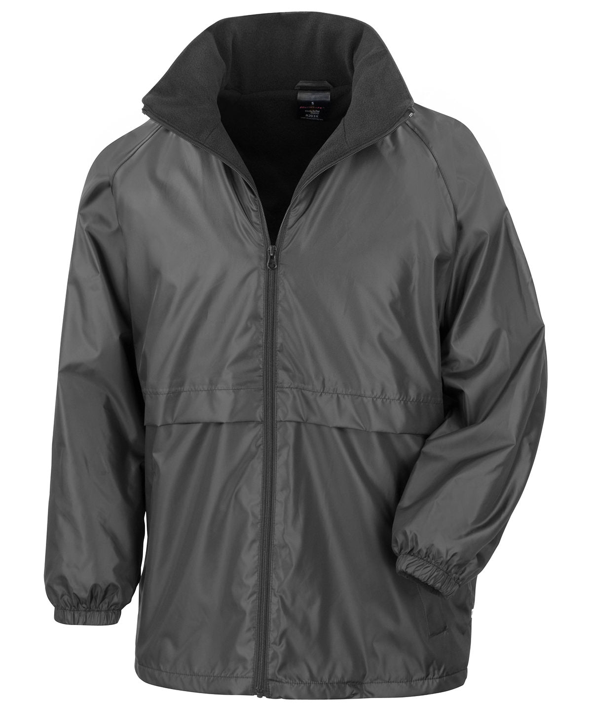 Black - Core microfleece lined jacket - GarmentEmbroidery