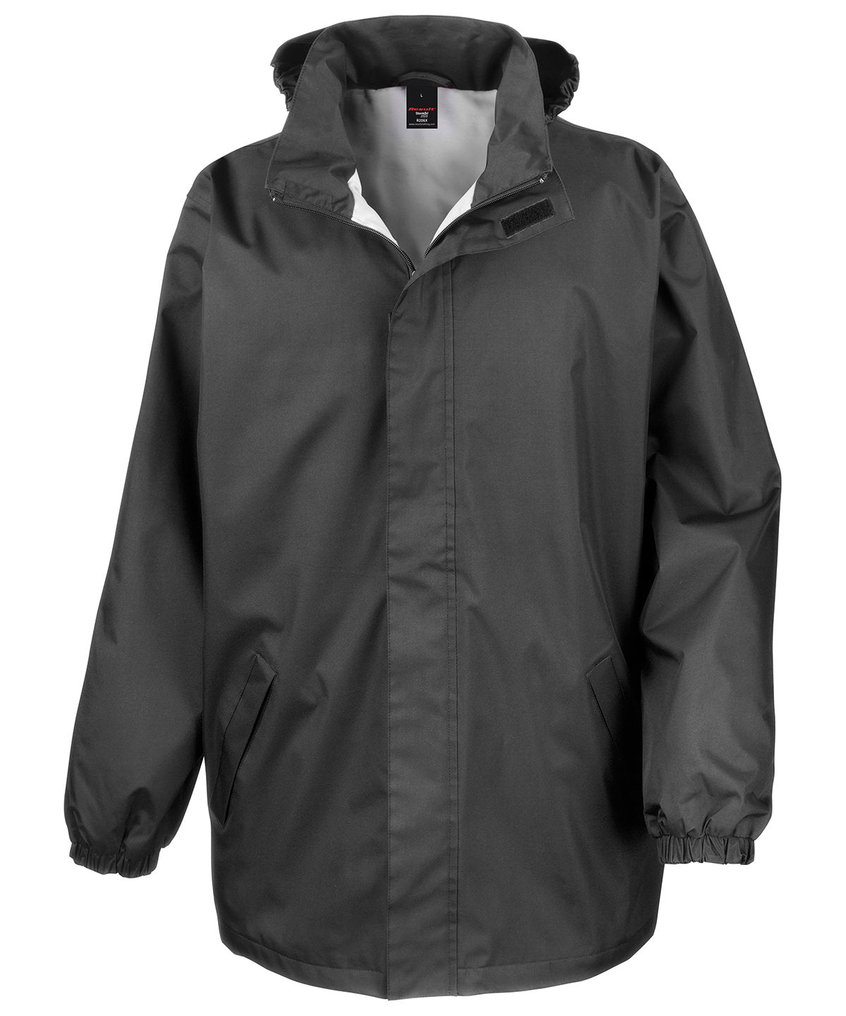 Black - Core midweight jacket - GarmentEmbroidery