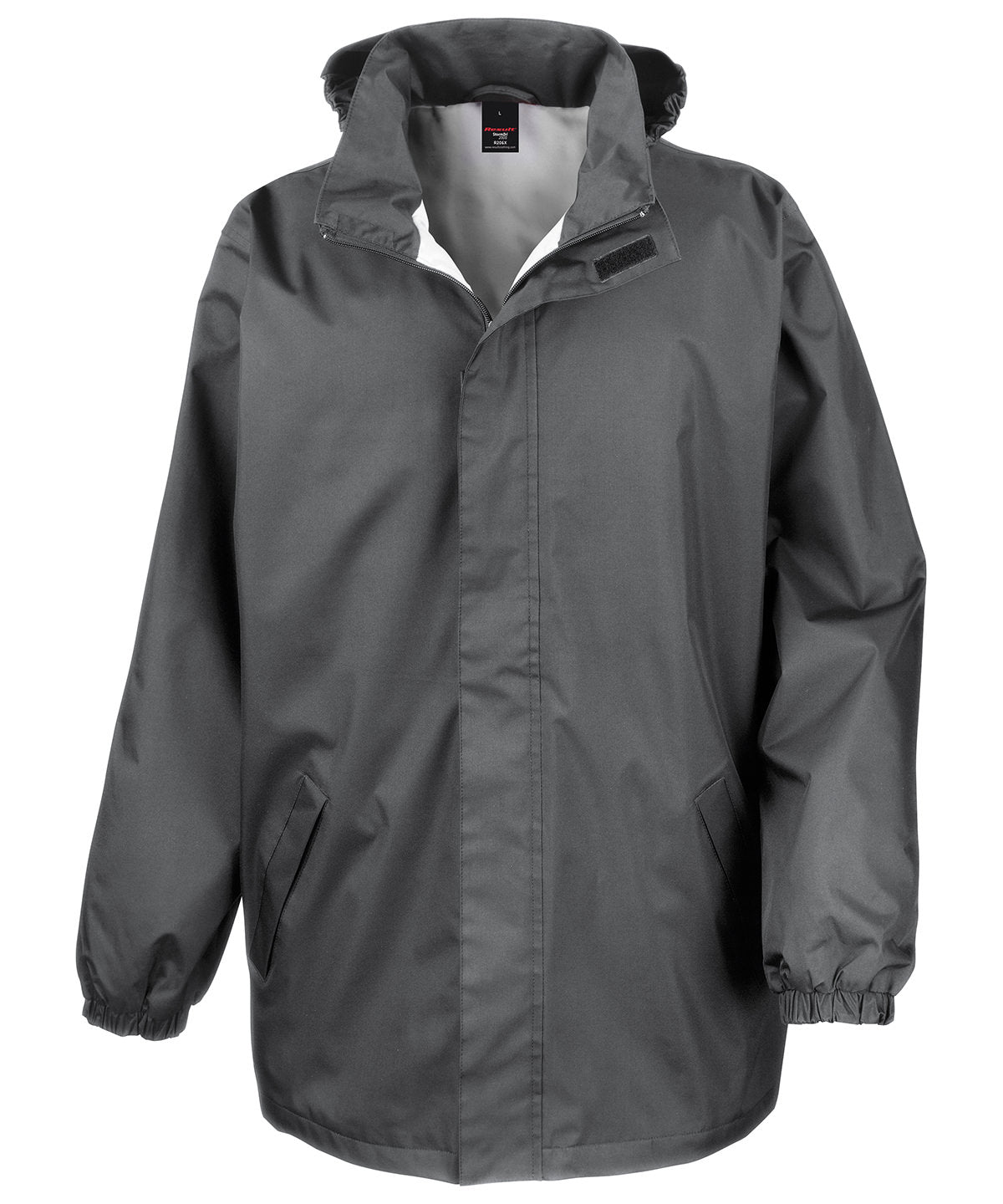 Steel Grey - Core midweight jacket - GarmentEmbroidery