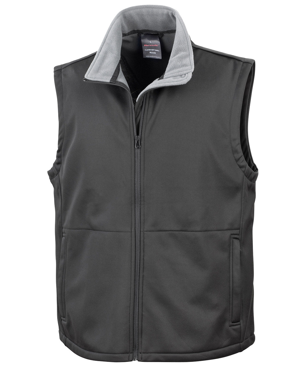 Black - Core softshell bodywarmer - GarmentEmbroidery