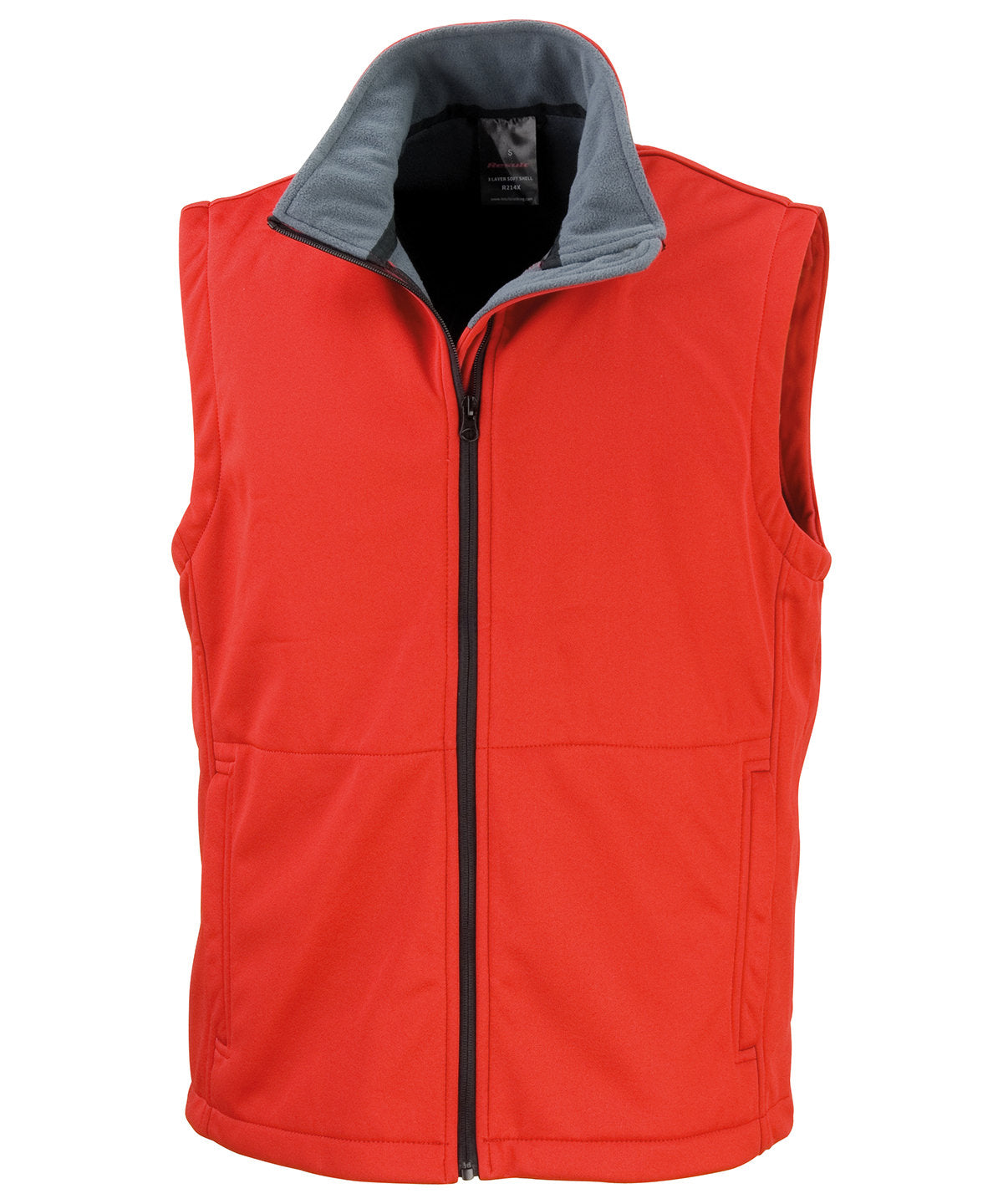Red - Core softshell bodywarmer - GarmentEmbroidery