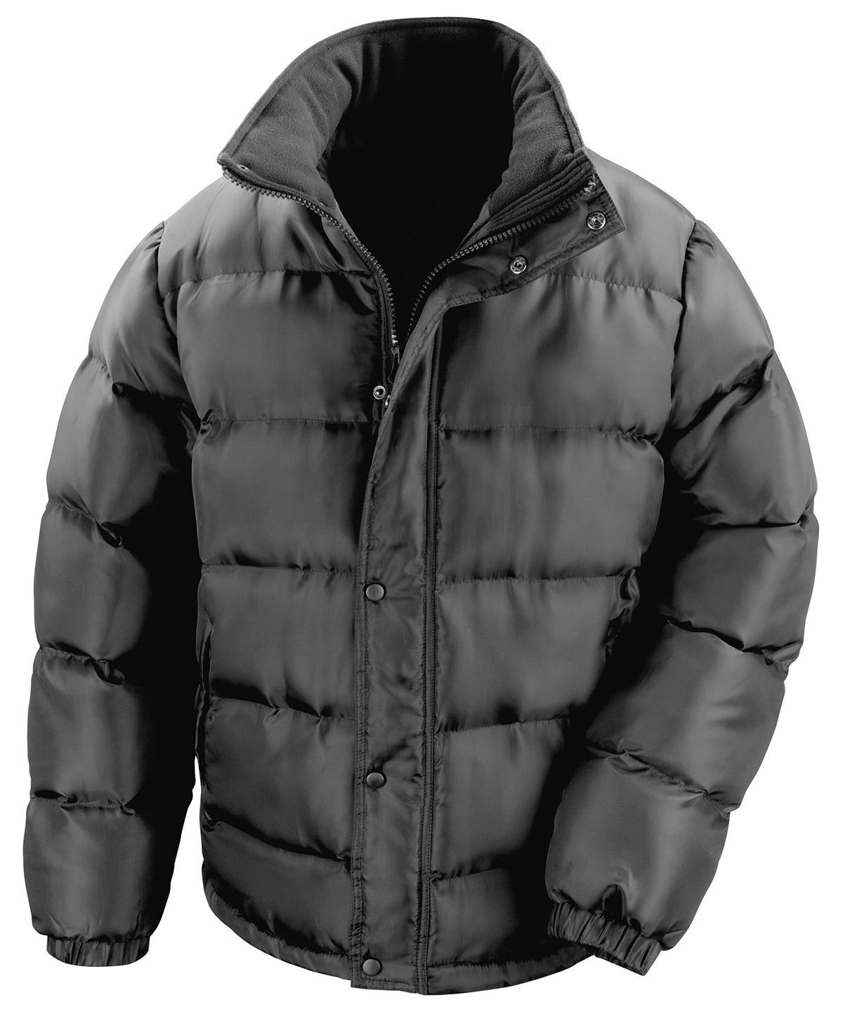 Black - Core Nova Lux padded jacket - GarmentEmbroidery