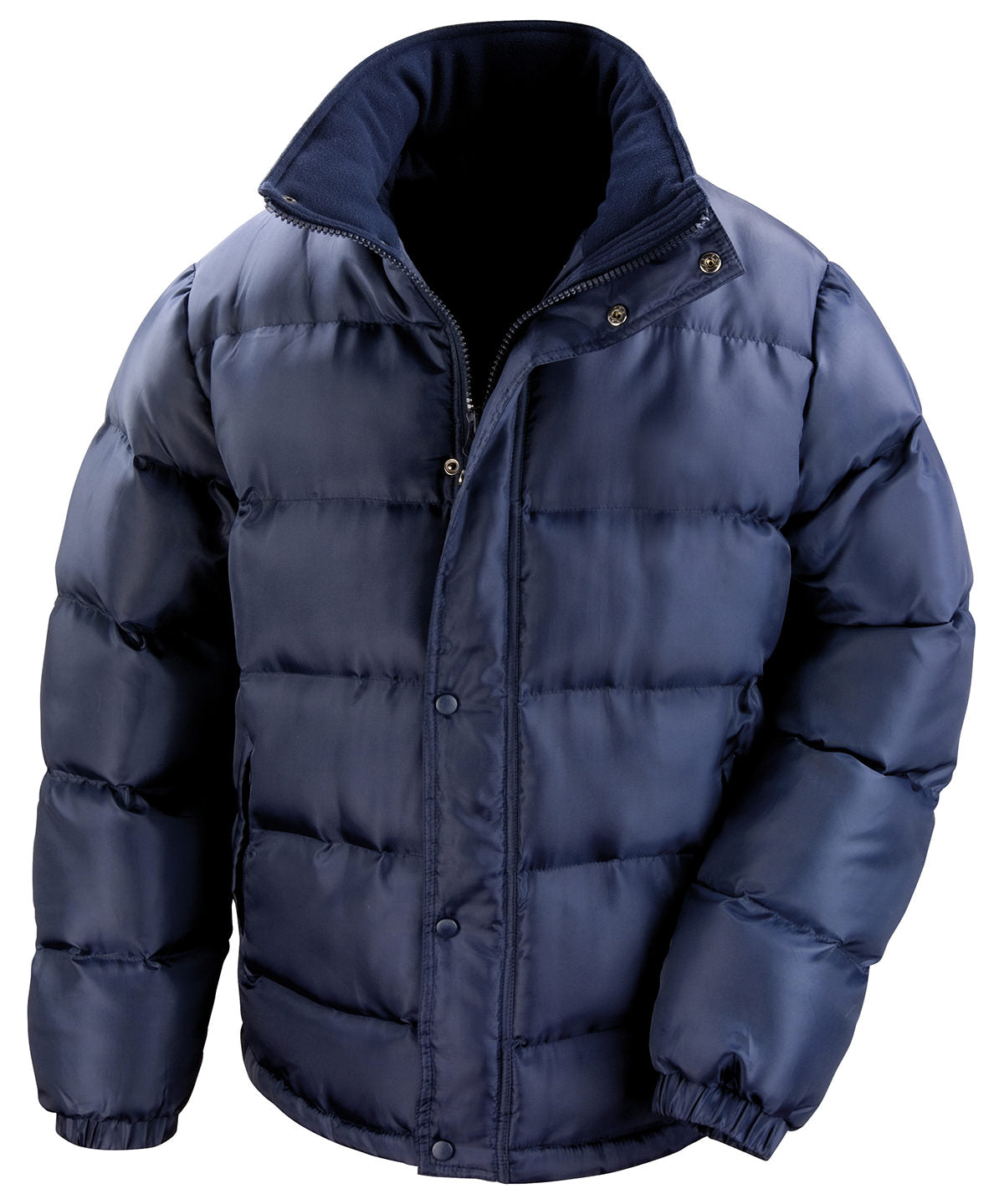 Navy - Core Nova Lux padded jacket - GarmentEmbroidery