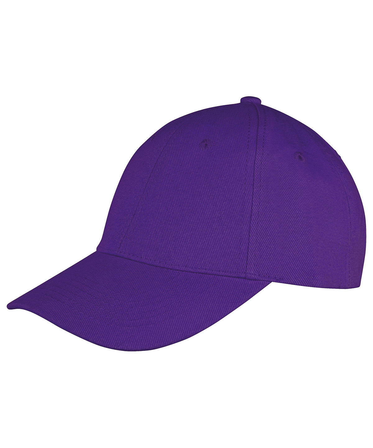 Purple - Memphis 6-panel brushed cotton low profile cap - GarmentEmbroidery