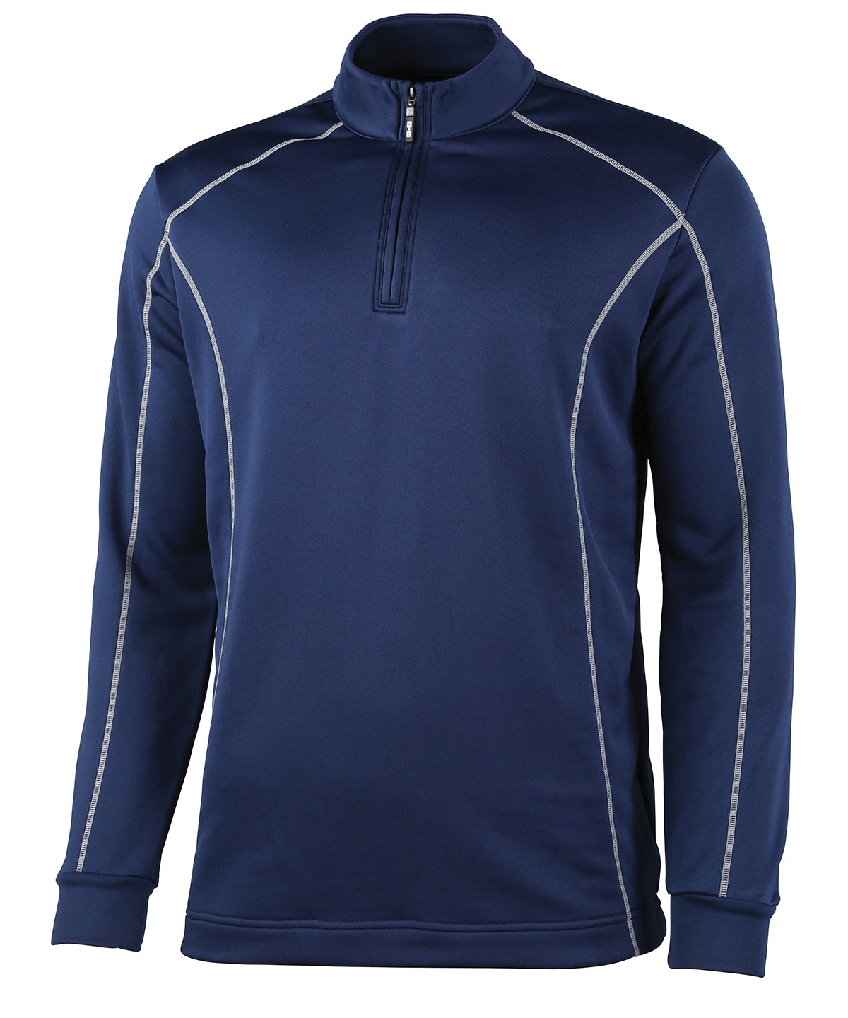 Navy - Rhino Seville ¼ zip mid-layer - GarmentEmbroidery