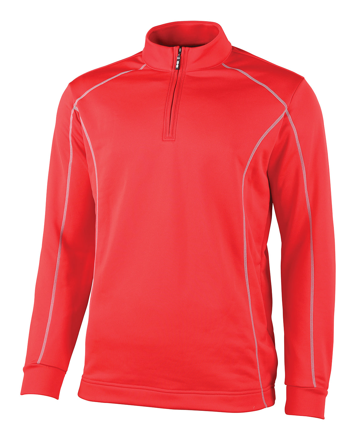 Red - Rhino Seville ¼ zip mid-layer - GarmentEmbroidery