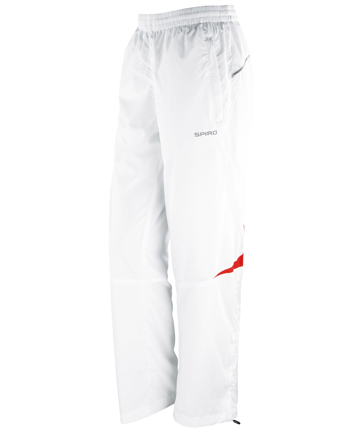 White/Red - Women's Spiro micro-lite team pants - GarmentEmbroidery