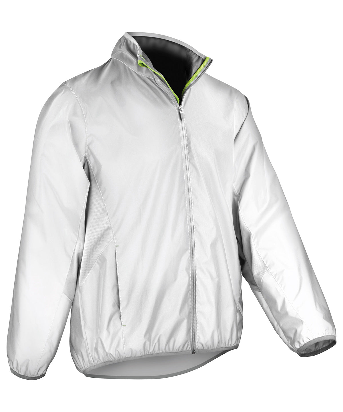 Neon White - Reflec-tex hi-vis jacket - GarmentEmbroidery