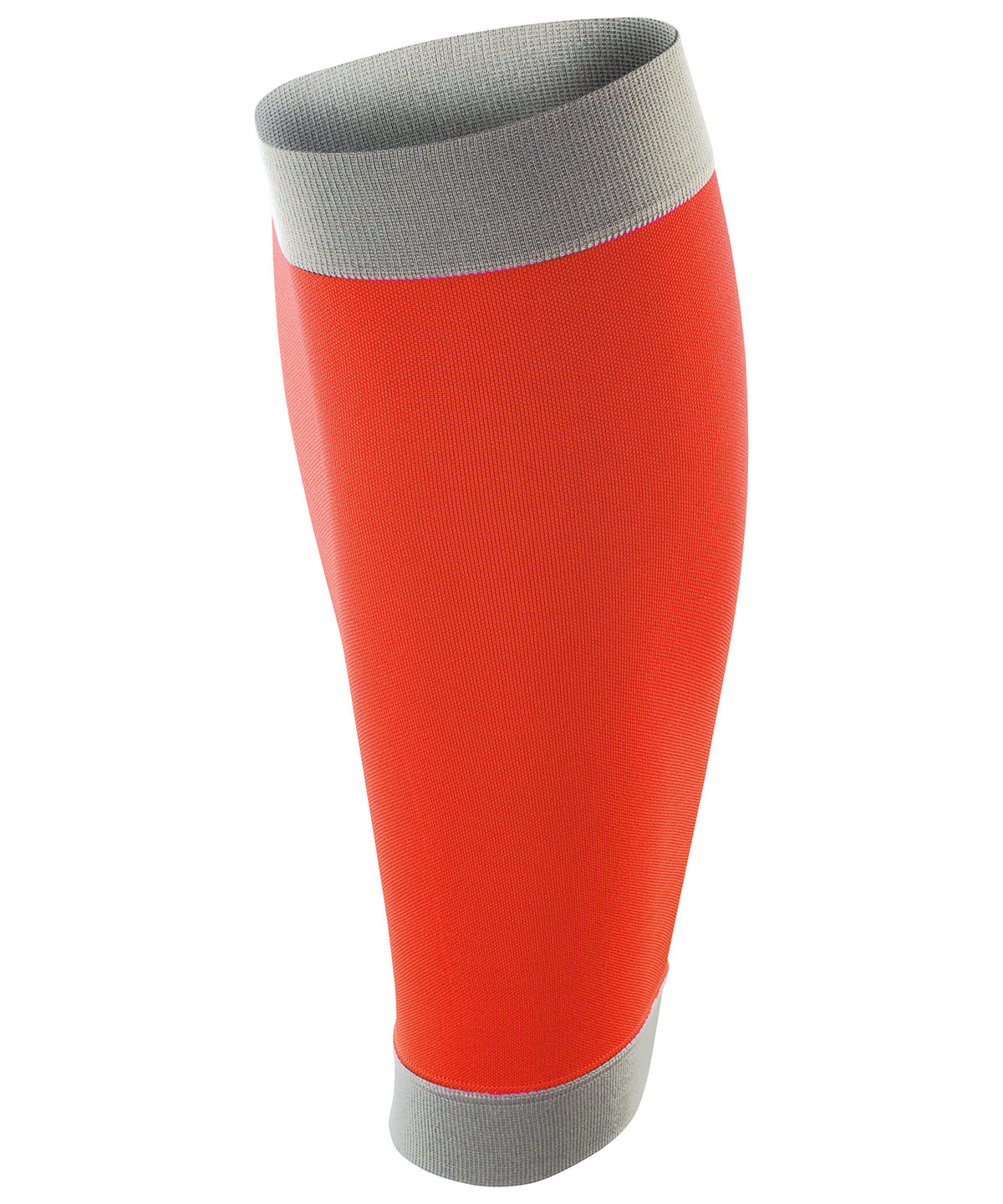 Orange/Grey - Spiro compression calf guards - GarmentEmbroidery