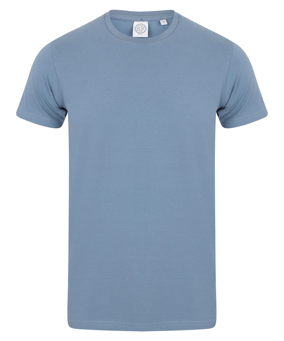 Stone Blue - Men's feel good stretch t-shirt - GarmentEmbroidery