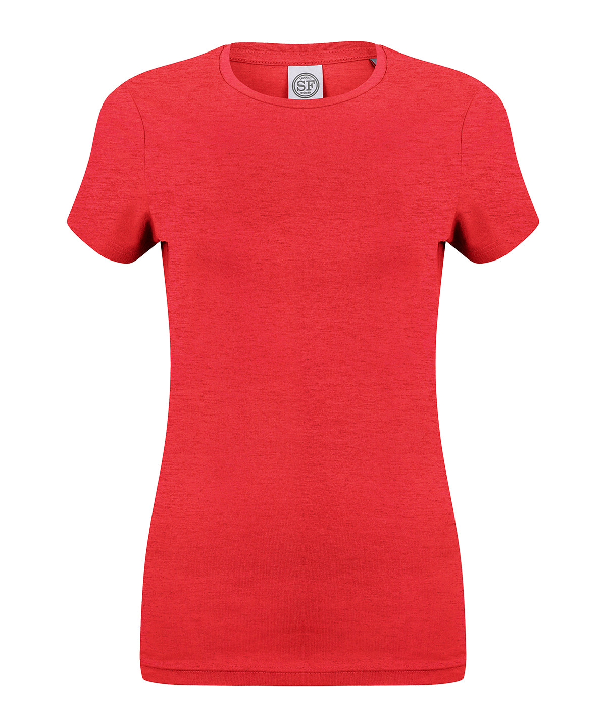 Heather Red - Feel good women's stretch t-shirt - GarmentEmbroidery