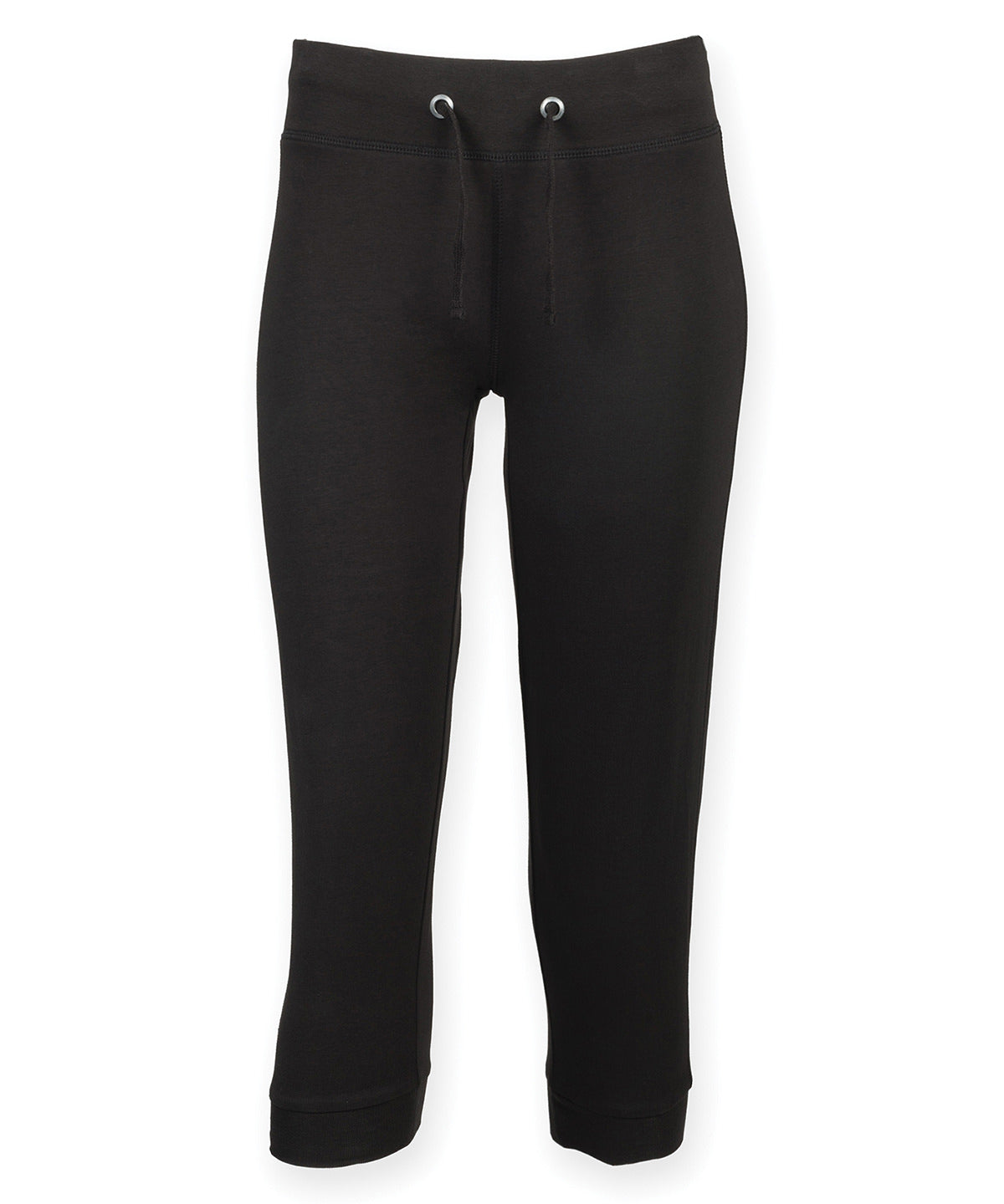 Black - Women's ¾ workout pant - GarmentEmbroidery