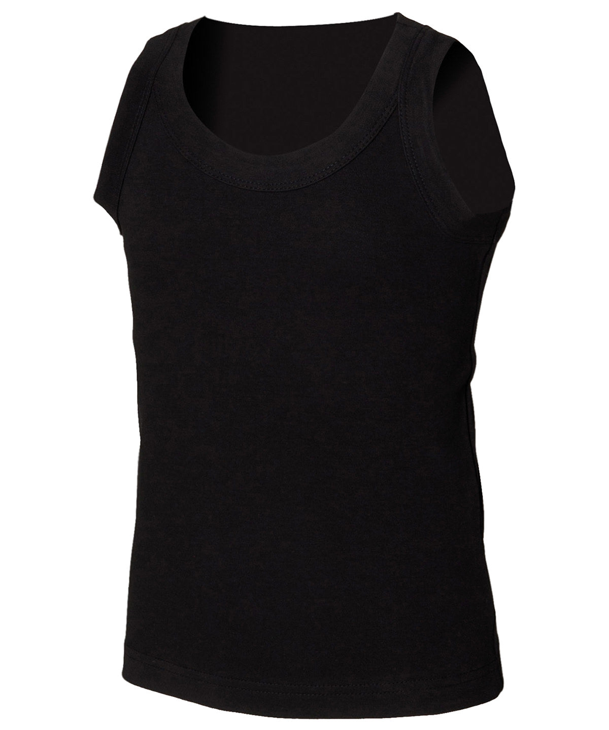 Black - Kids tank vest - GarmentEmbroidery