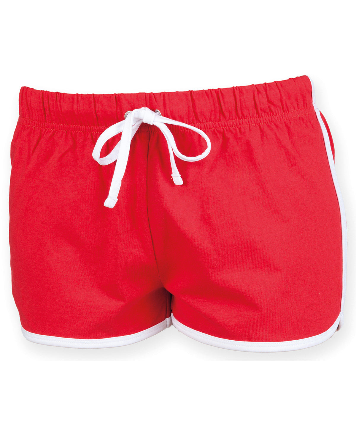 Red/White - Kids retro shorts - GarmentEmbroidery