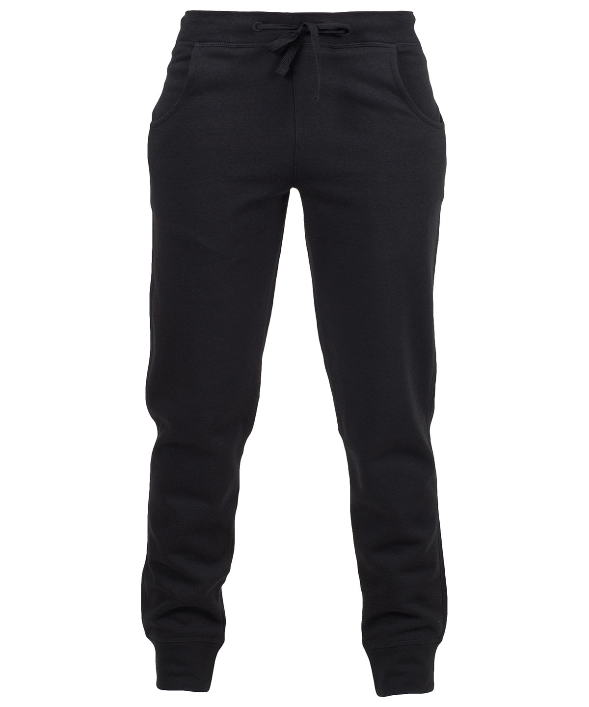 Black - Kids slim cuffed jogger - GarmentEmbroidery