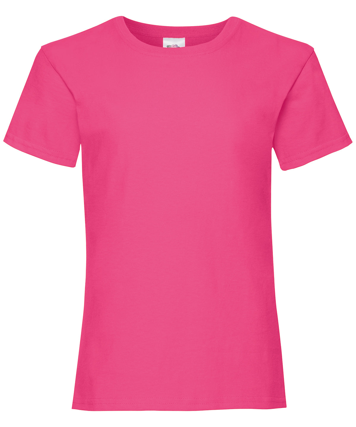 Fuchsia - Girls valueweight T - GarmentEmbroidery