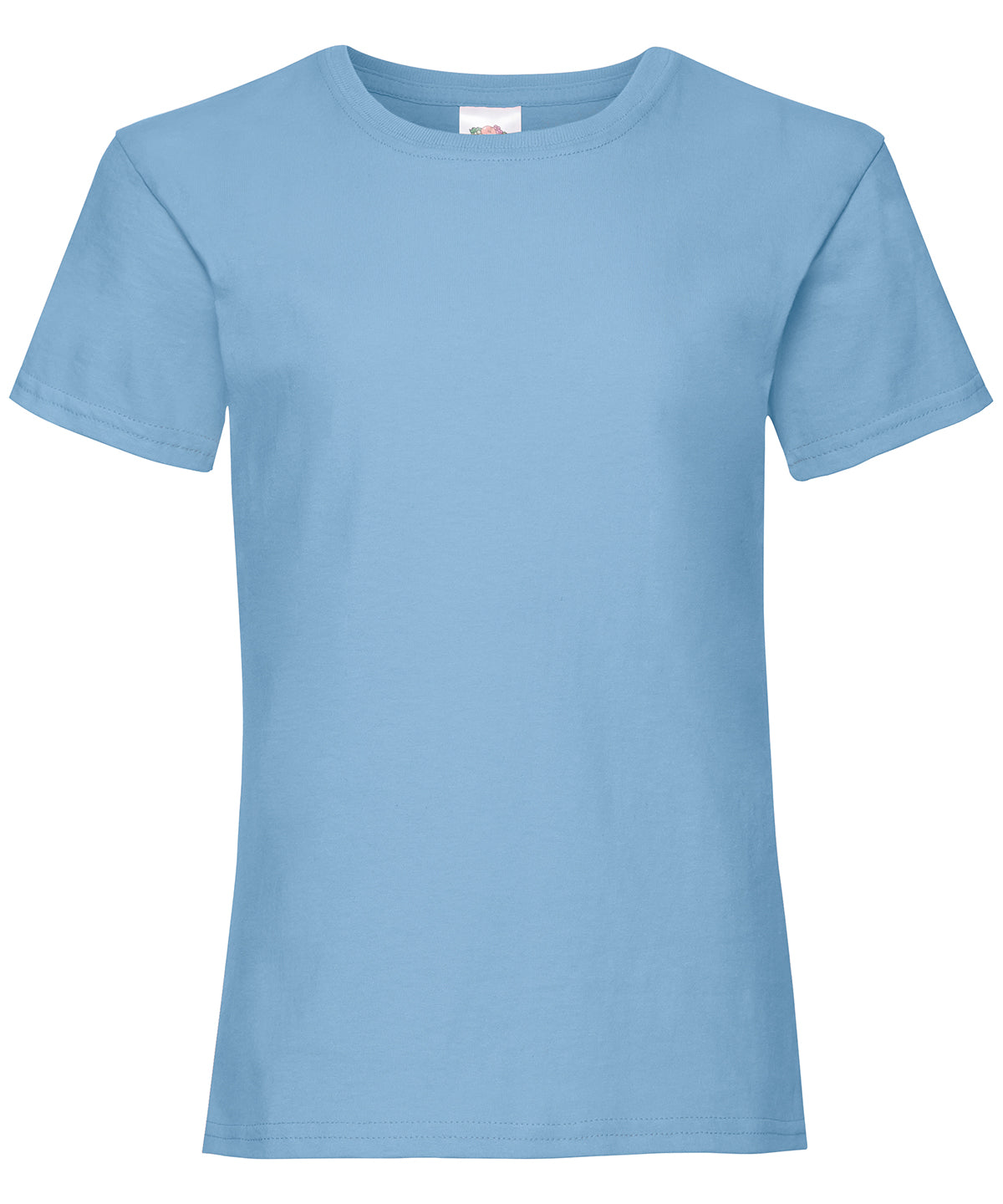 Sky Blue - Girls valueweight T - GarmentEmbroidery