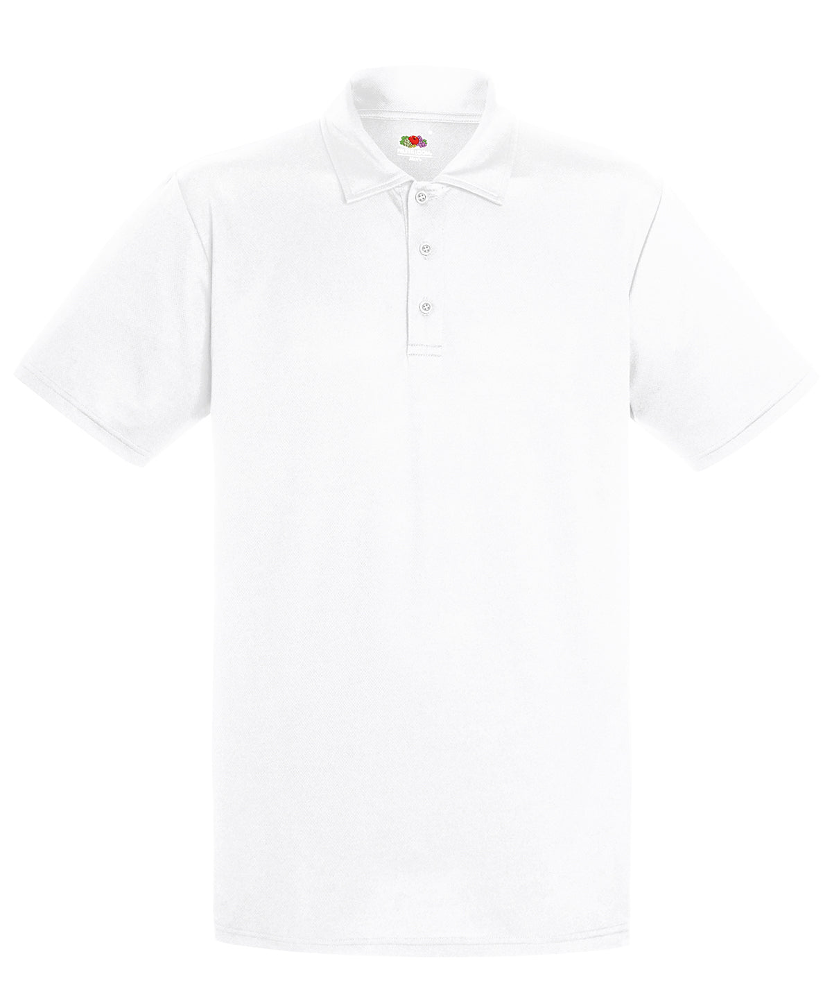 White - Performance polo - GarmentEmbroidery