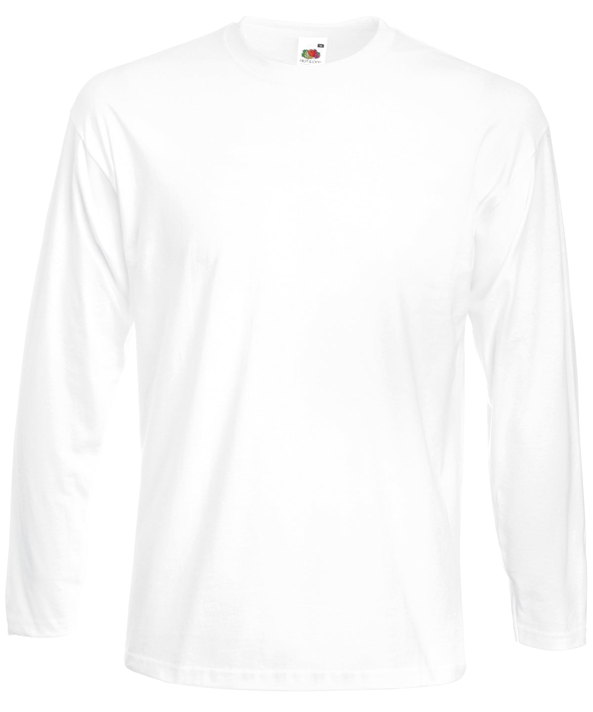 White - Super premium long sleeve T - GarmentEmbroidery