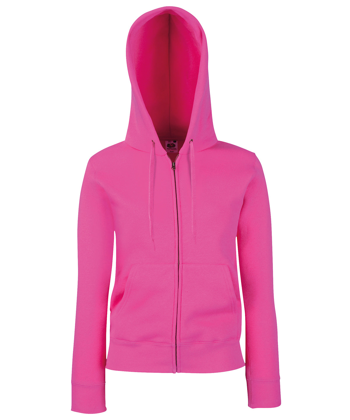 Fuchsia - Women's premium 70/30 hooded sweatshirt jacket - GarmentEmbroidery